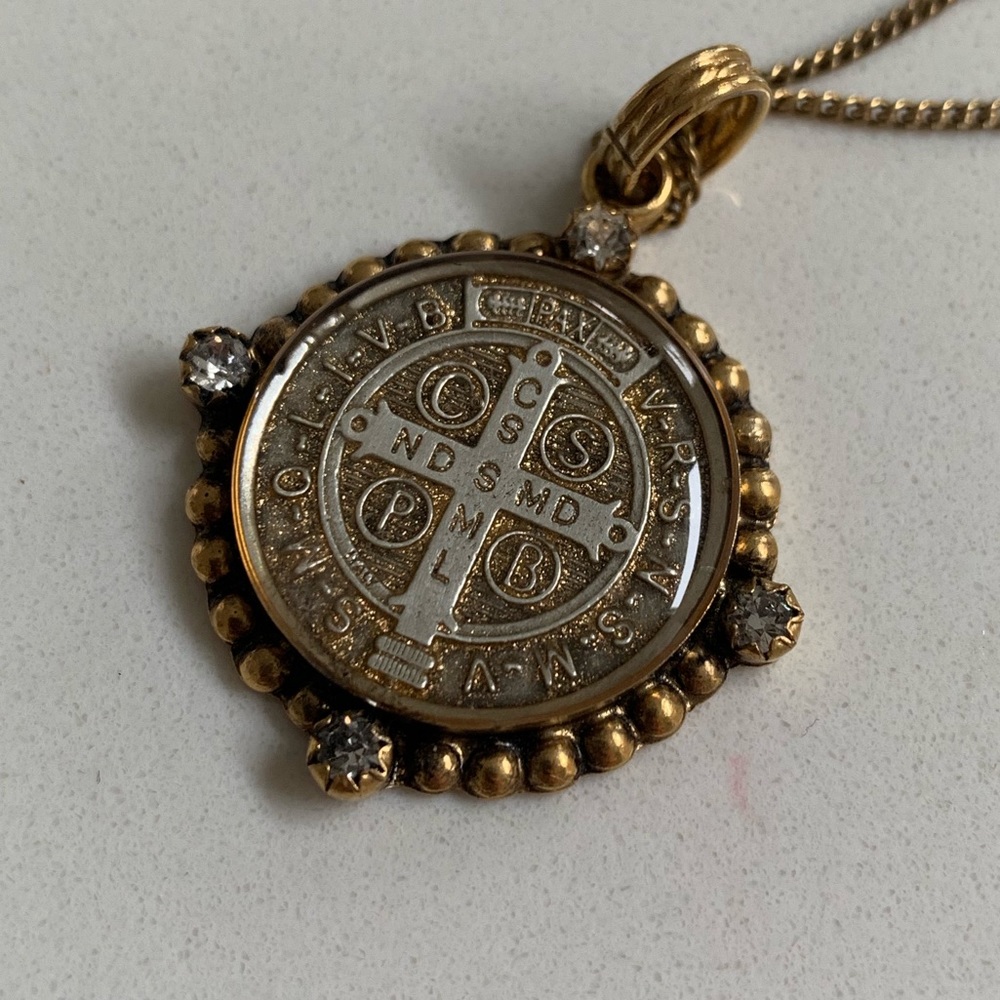 Virgins Saints & Angels Large San Benito Necklace